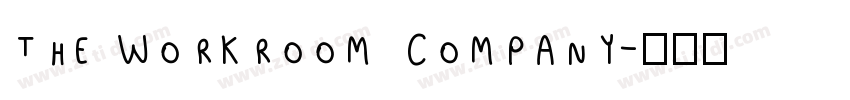 THE WORKROOM COMPANY字体转换